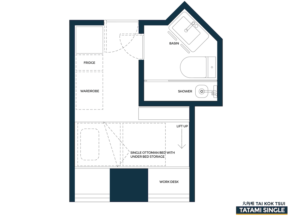 Tatami Single, Serviced Apartments in Hong Kong