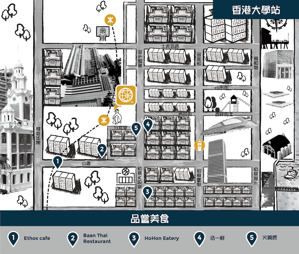 香港大學站 | 活託邦 - 香港服務式住宅、共居公寓及住宅租住